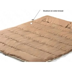 sac de couchage 2 personnes avec drap housse intégré