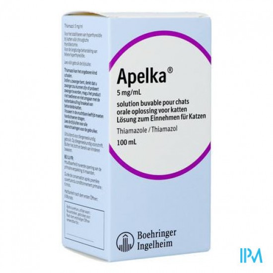 acheter ﻿Apelka 5 mg/ml - Solution orale pour chats - Flacon de 100 ml en vente en ligne