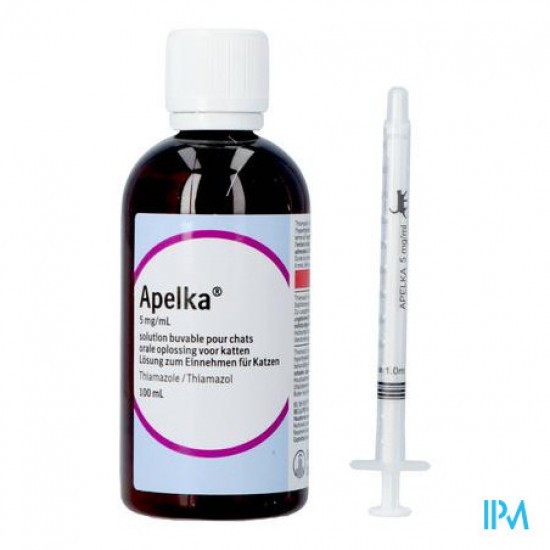 acheter ﻿Apelka 5 mg/ml - Solution orale pour chats - Flacon de 100 ml en vente en ligne
